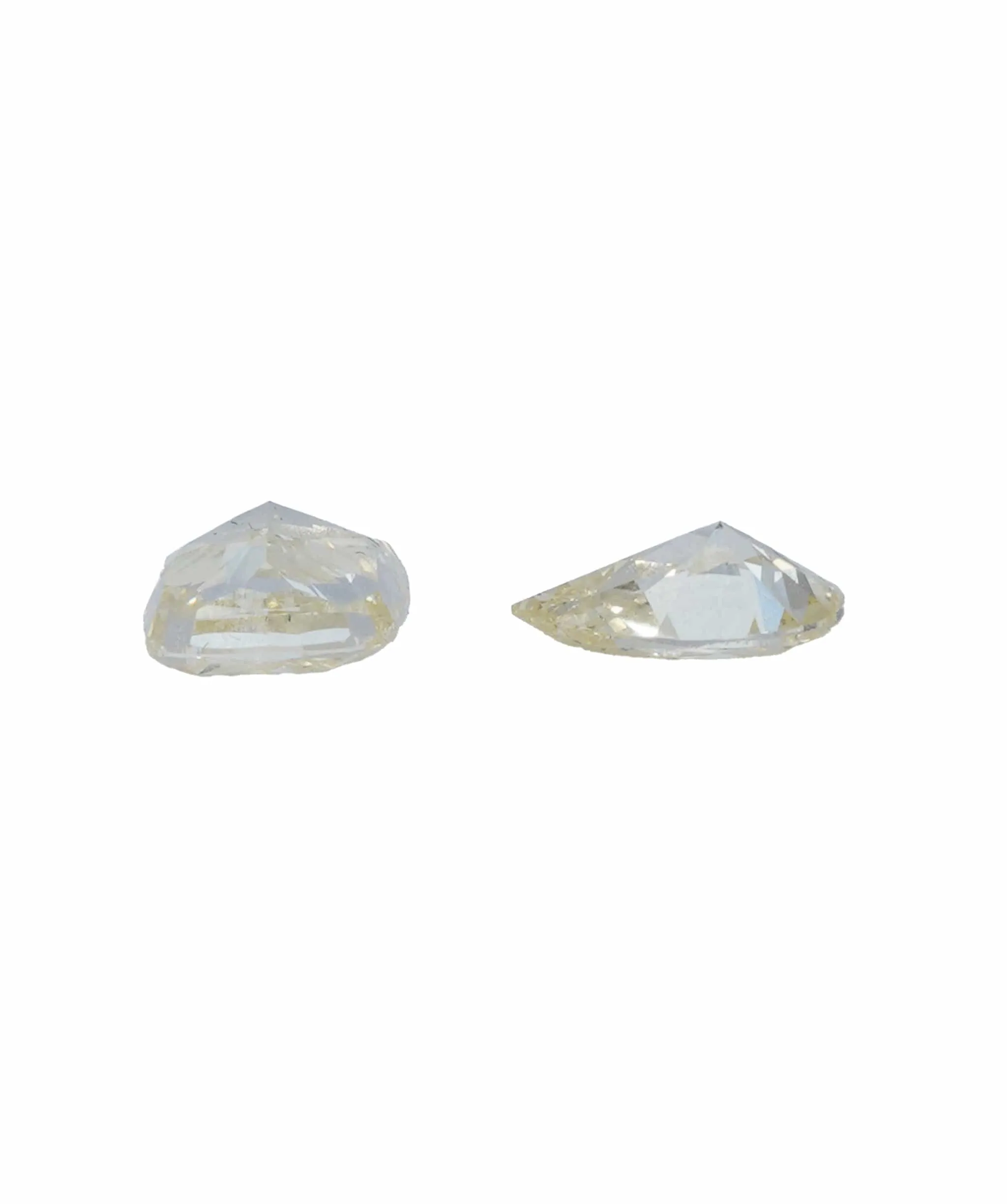 0.67 ct PEAR& CUSHION NATURAL YELLOW DIAMOND SET OF 2 ANL-S20-31