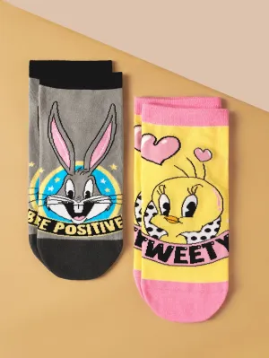 2pairs Bunny and Duck Ankle Socks Silly Socks for Women Funky Socks Funny Socks