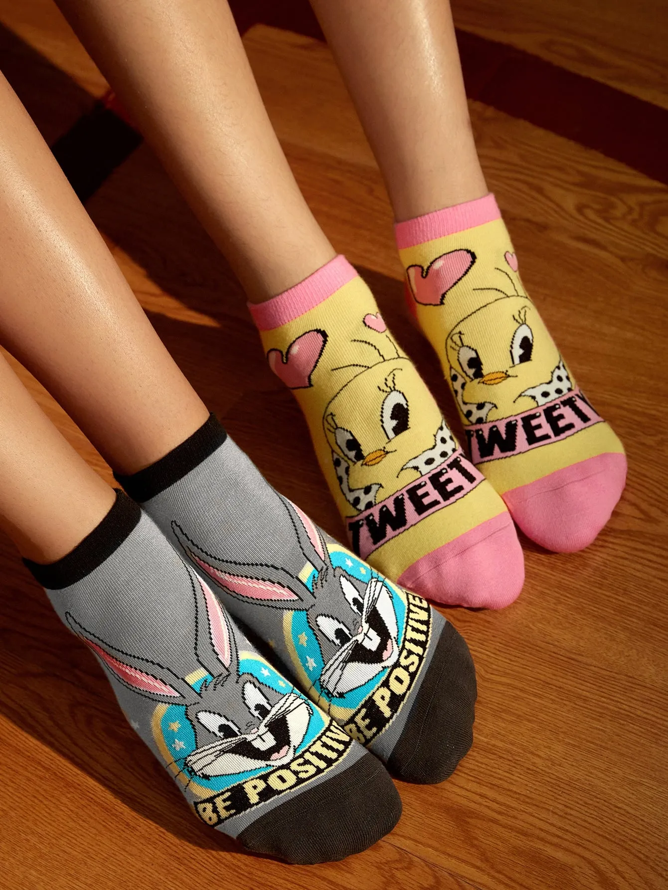 2pairs Bunny and Duck Ankle Socks Silly Socks for Women Funky Socks Funny Socks