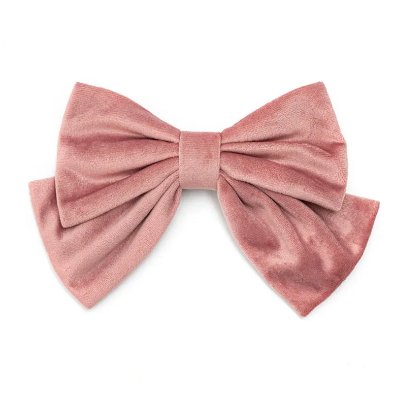 7pcs Hair Ties Style Flannelette Bow Hairpin Hair Accessories