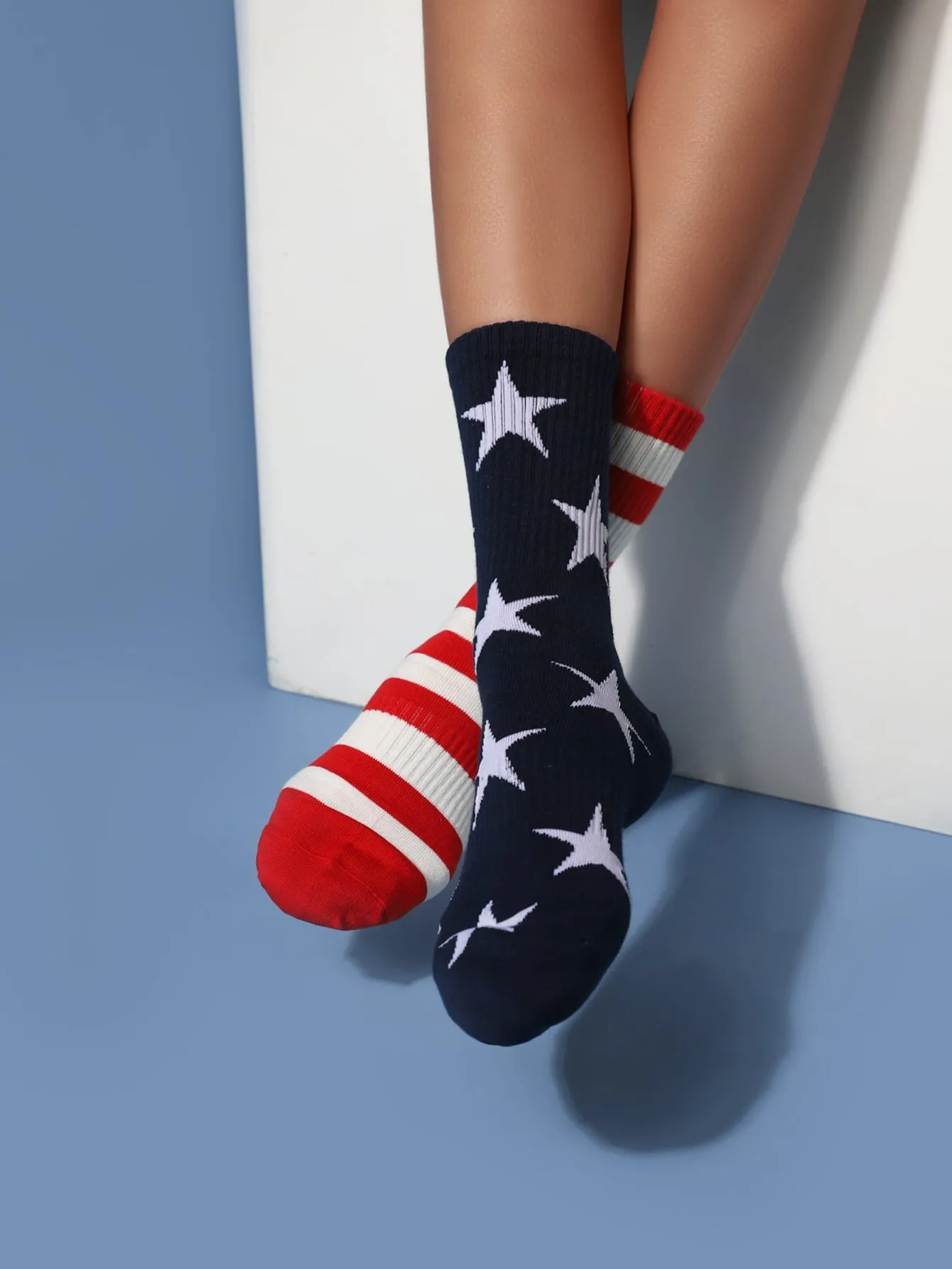 American Flag Crew Socks Creative Socks for Men Funky Socks Funny Socks Novelty