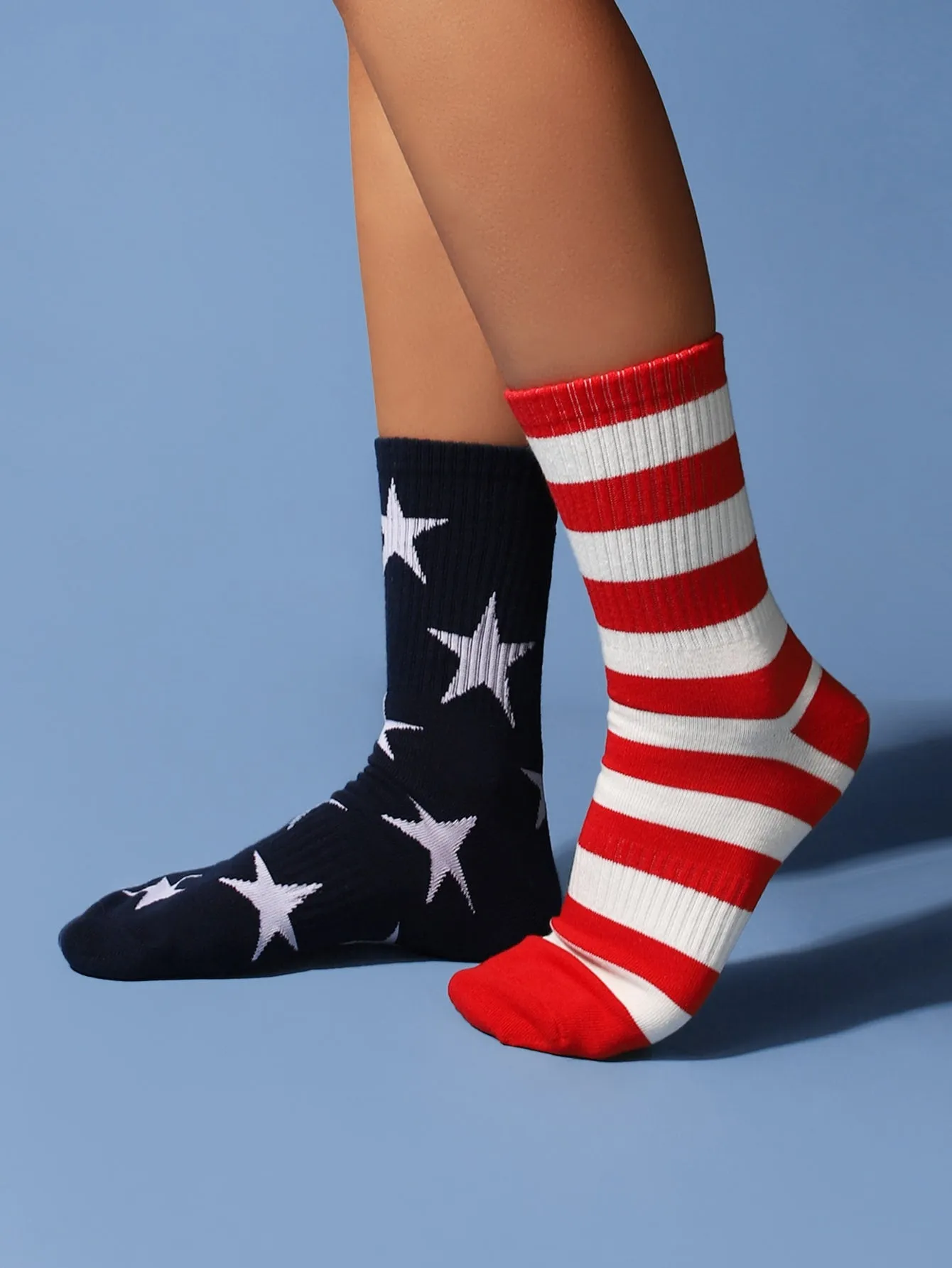 American Flag Crew Socks Creative Socks for Men Funky Socks Funny Socks Novelty