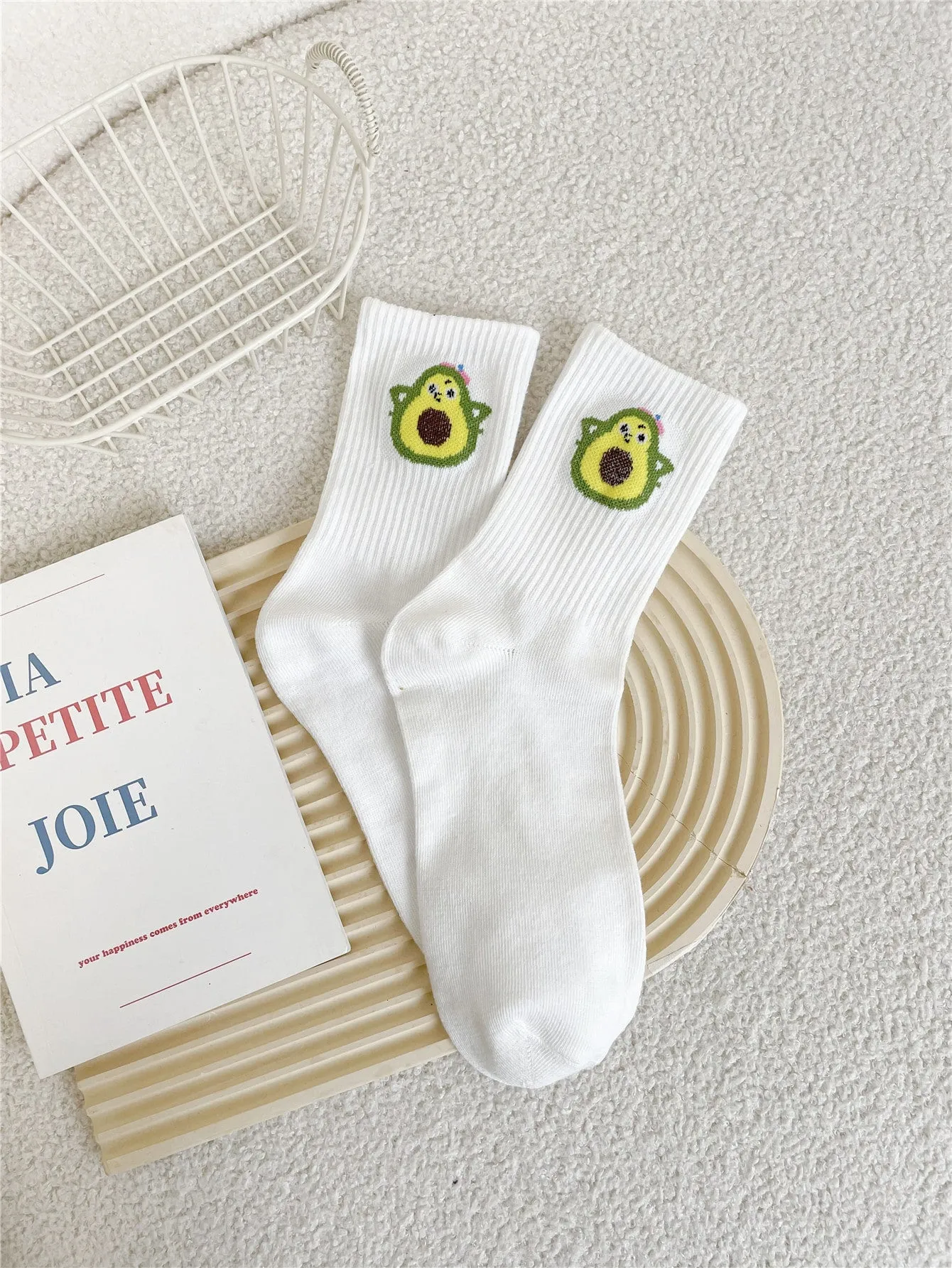 Avocado Socks Cute Socks for Women Funny Socks for Women Novelty Socks Funky