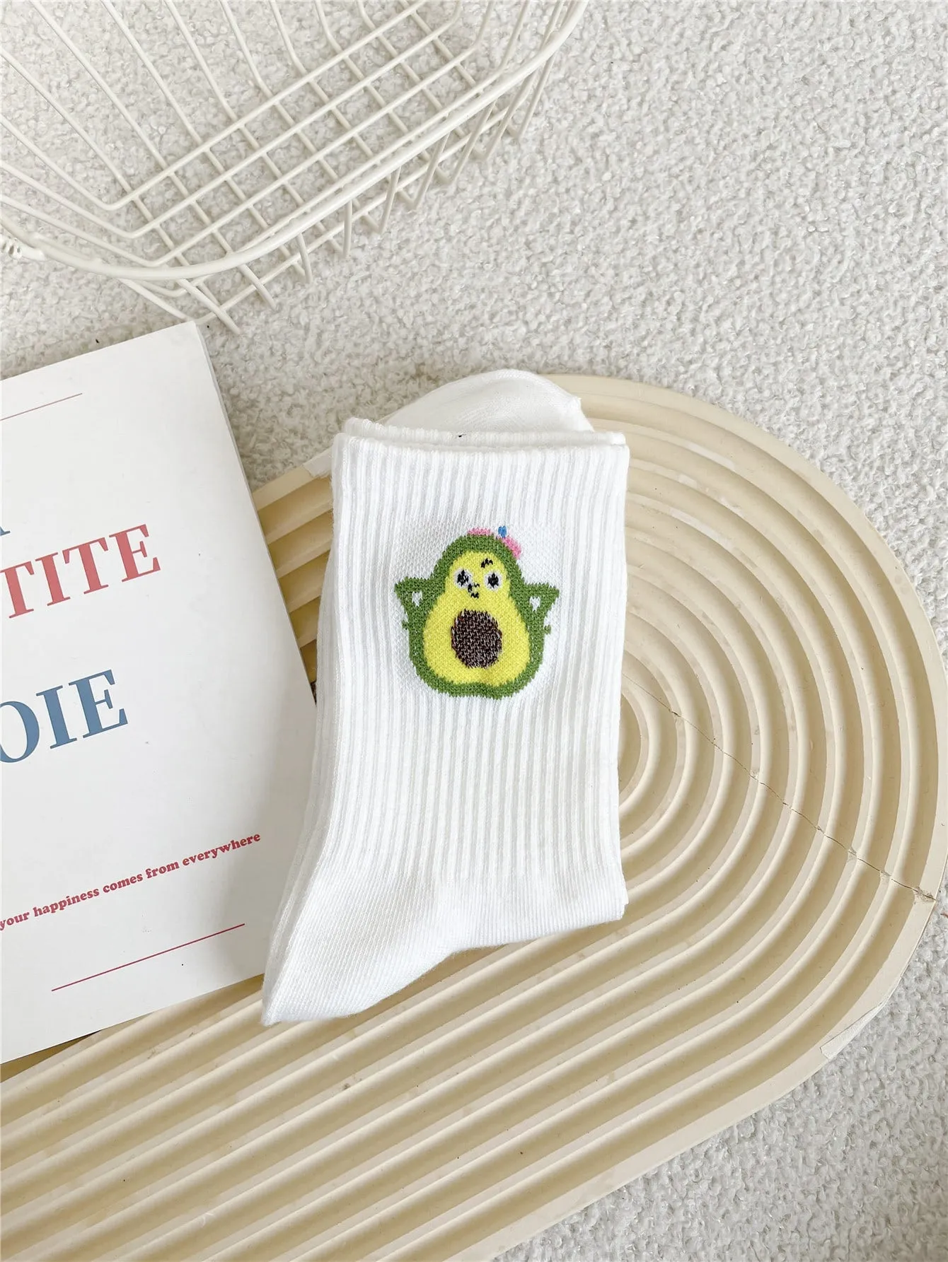 Avocado Socks Cute Socks for Women Funny Socks for Women Novelty Socks Funky