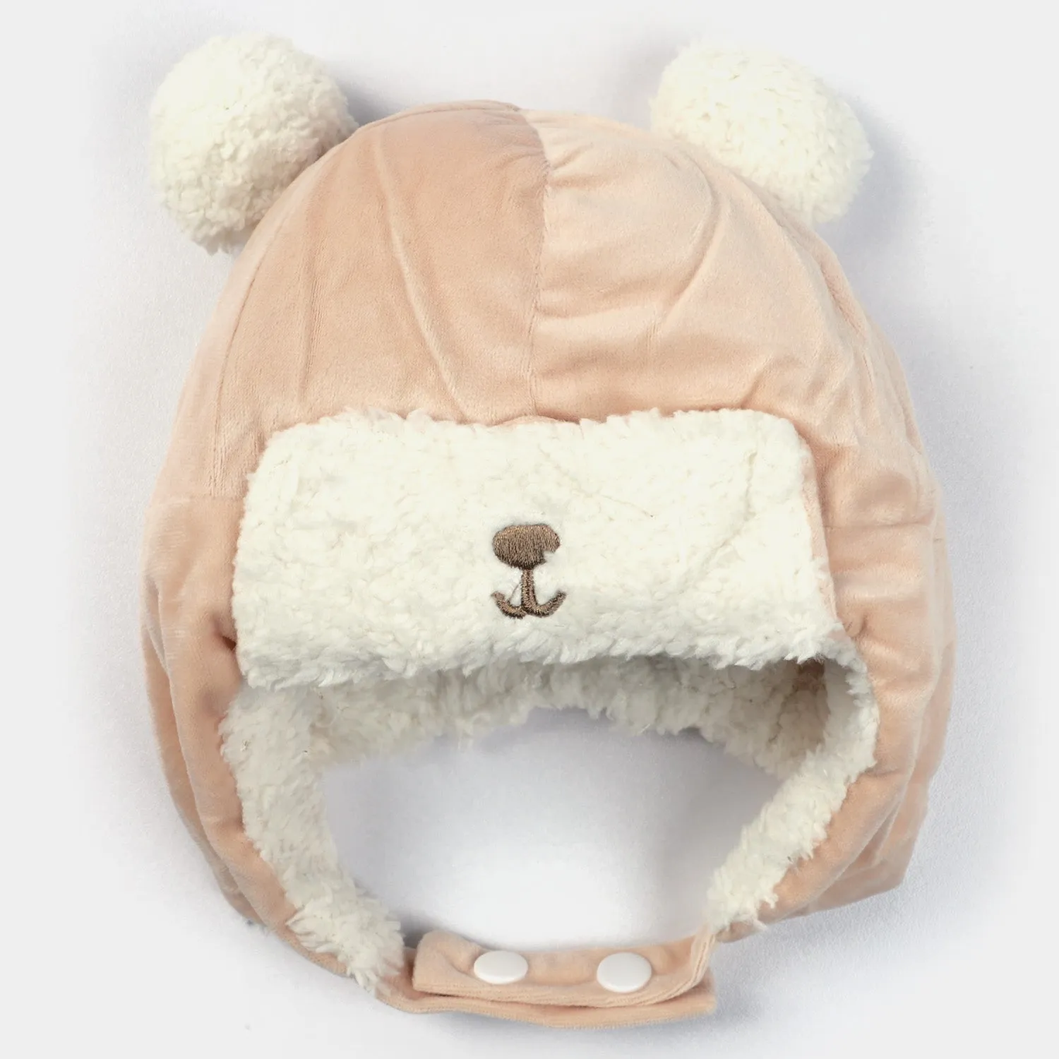 Baby Winter Cap/Hat 3M  | Peach