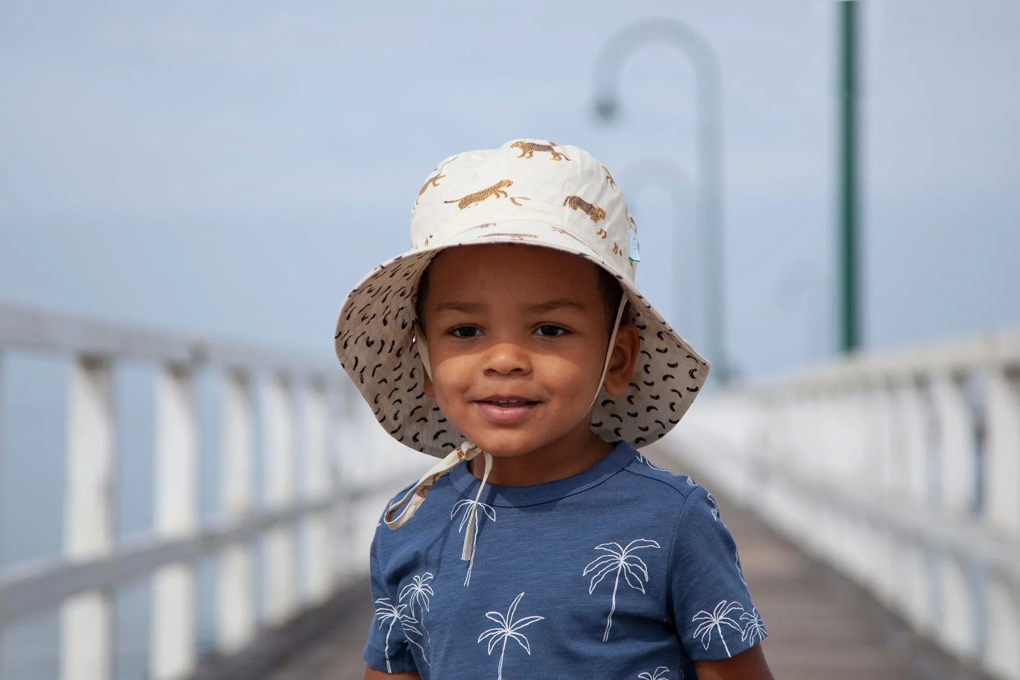 Big Cats Reversible Wide Brim Bucket Hat