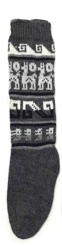 Blackish Grey Alpaca socks