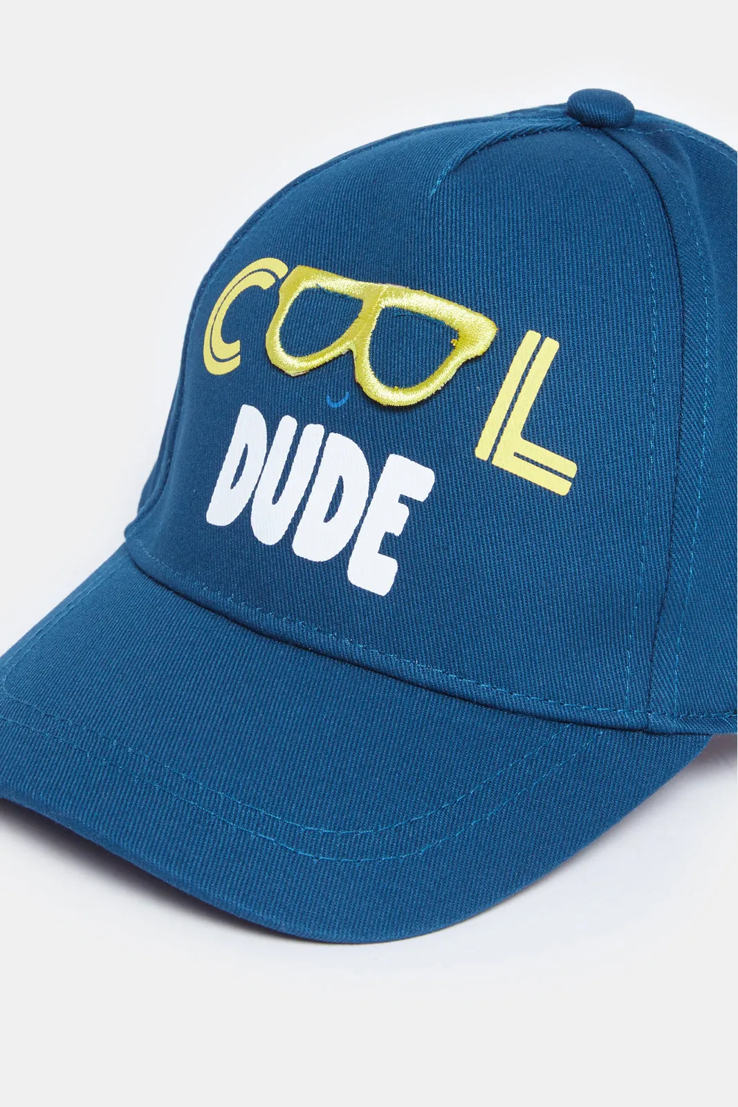 Boys Blue Cool Dud Embellished Cap