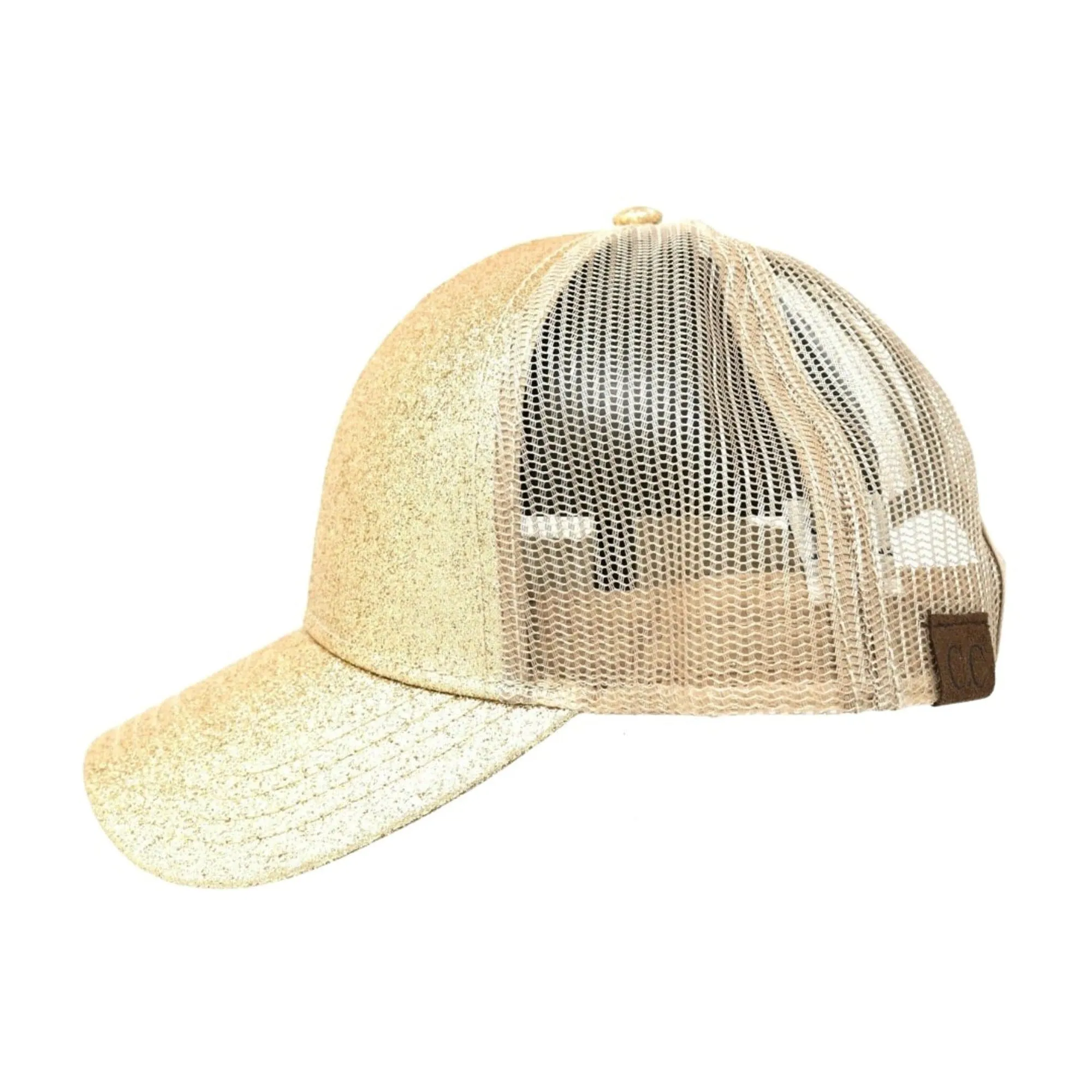 BT12 Washed Mesh Back High Pony Baseball Cap