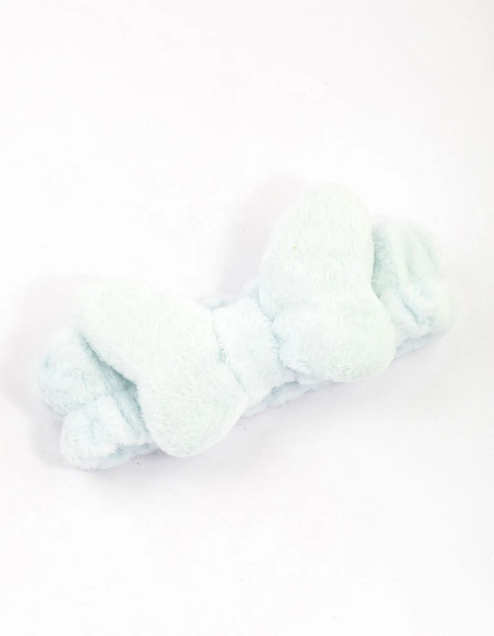 Butterfly Pastel Blue Fluffy Headband