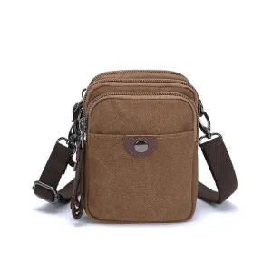 Canvas Small Crossbody Bag | Side Bag for Travel & Daily Use