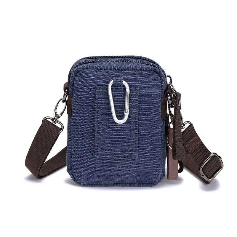 Canvas Small Crossbody Bag | Side Bag for Travel & Daily Use