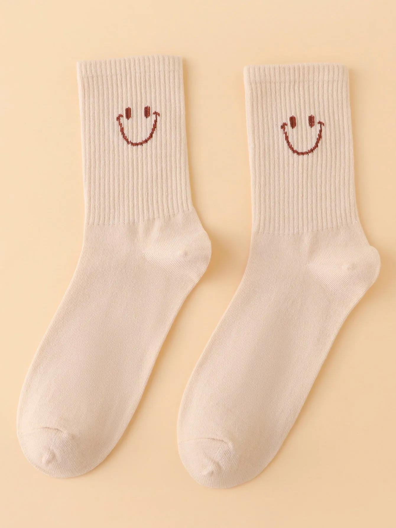 Cartoon Expression Crew Socks Silly Socks for Women Funky Socks Funny Socks