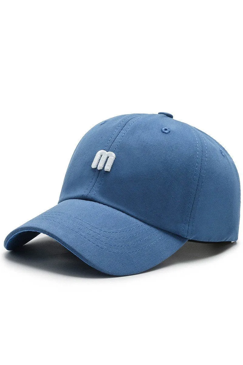 CASUAL TREND EMBROIDERY SUNSHADE BASEBALL CAP