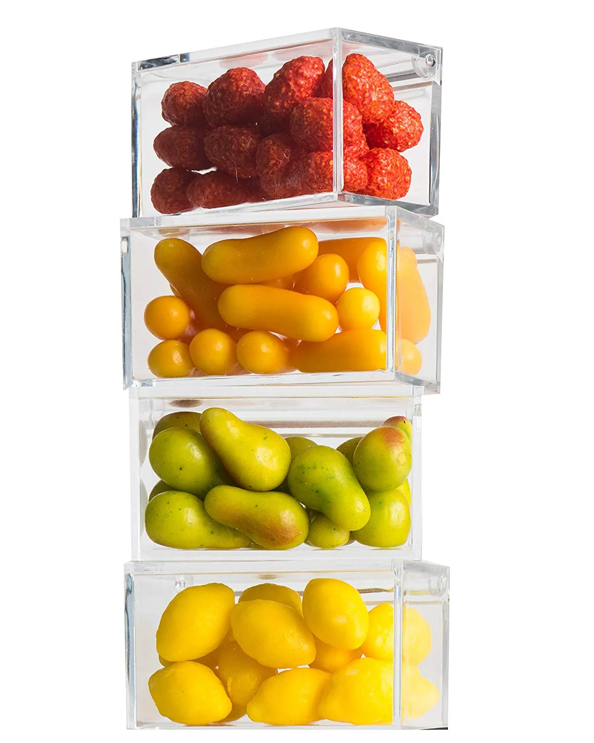 Clear Acrylic Boxes 3.35''x1.77''x1.97'' 12 Pack