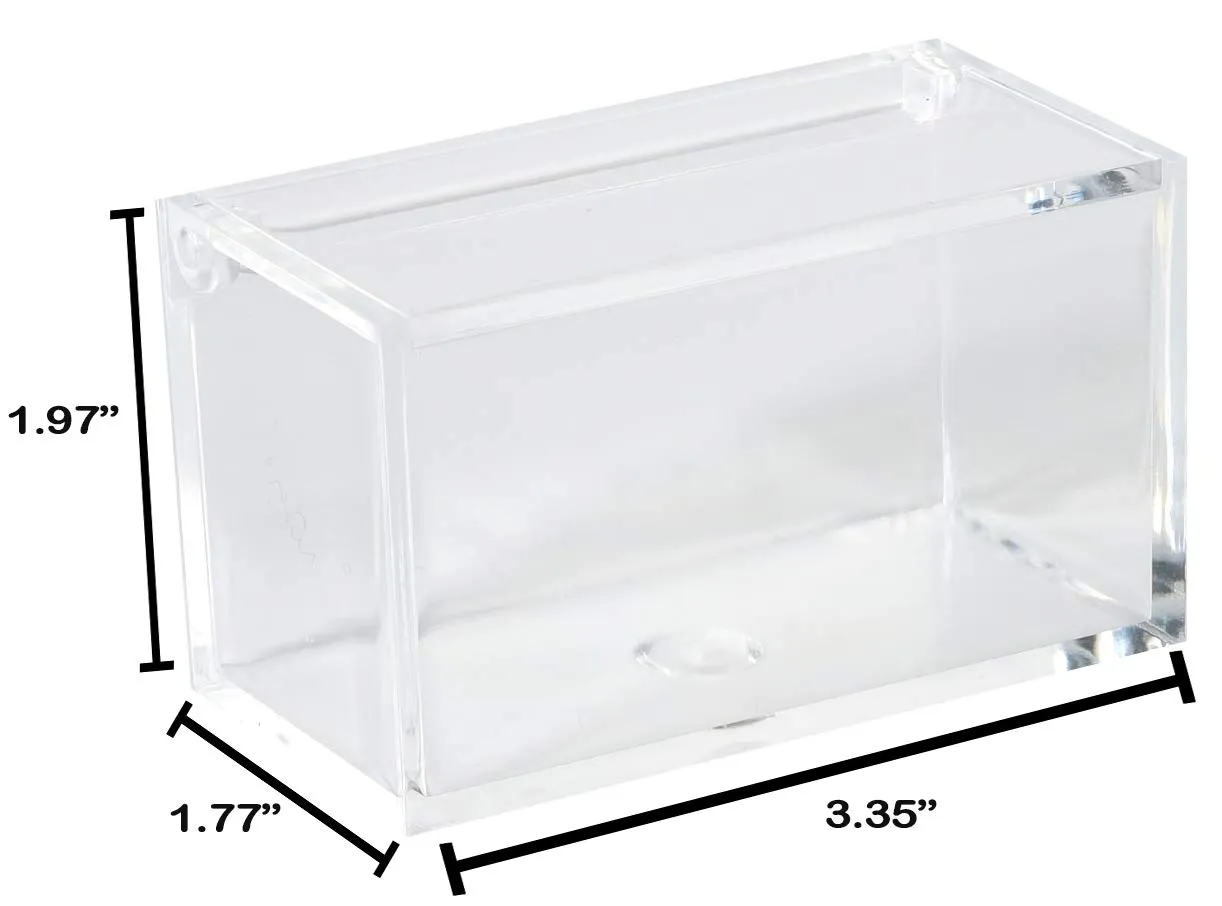 Clear Acrylic Boxes 3.35''x1.77''x1.97'' 12 Pack