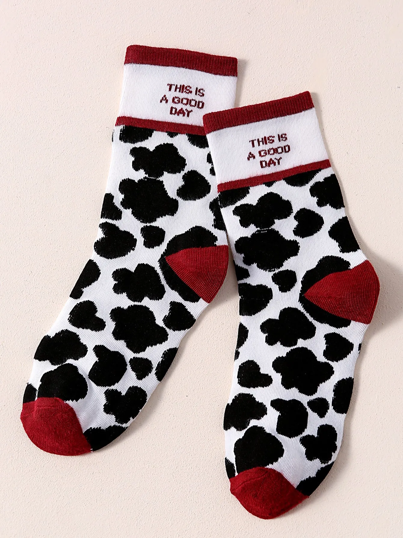 Cow Socks This is A Good Day Silly Socks for Women Funky Socks Funny Socks