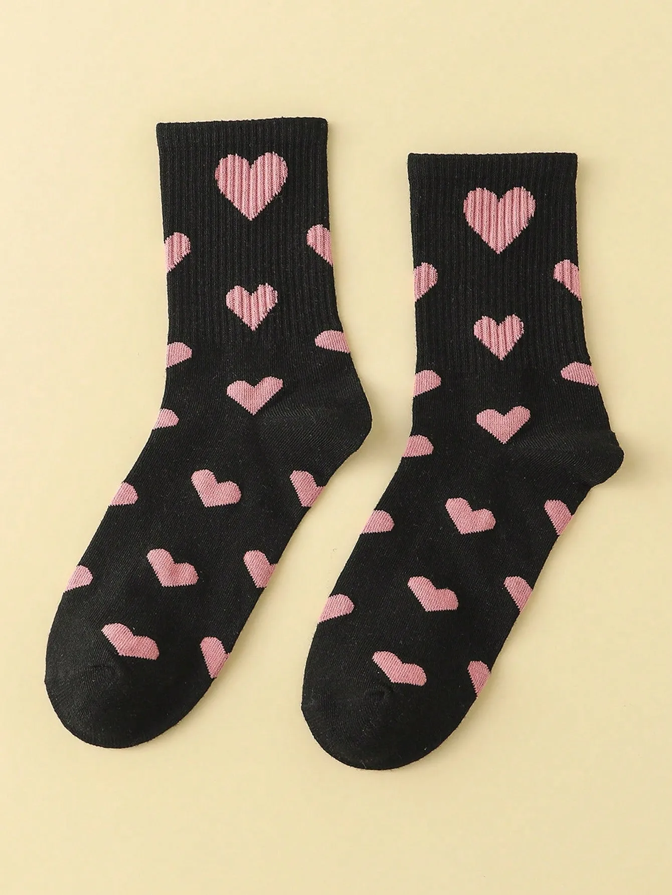 Cute Heart Socks Crew Socks for Women Funny Socks Novelty Socks Funky Socks Gift