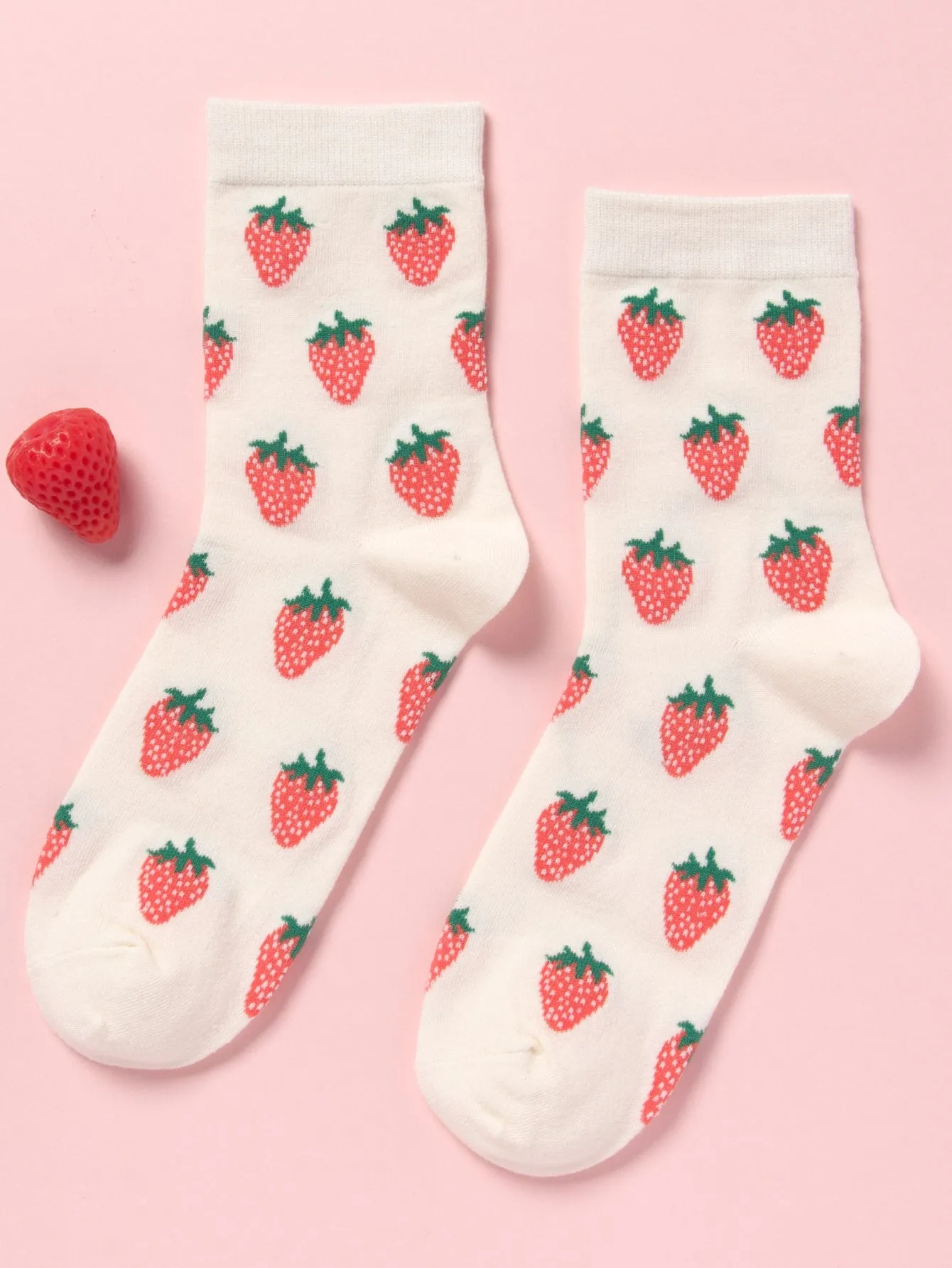 Cute Strawberry Socks for Women Funny Socks for Women Novelty Socks Funky Socks