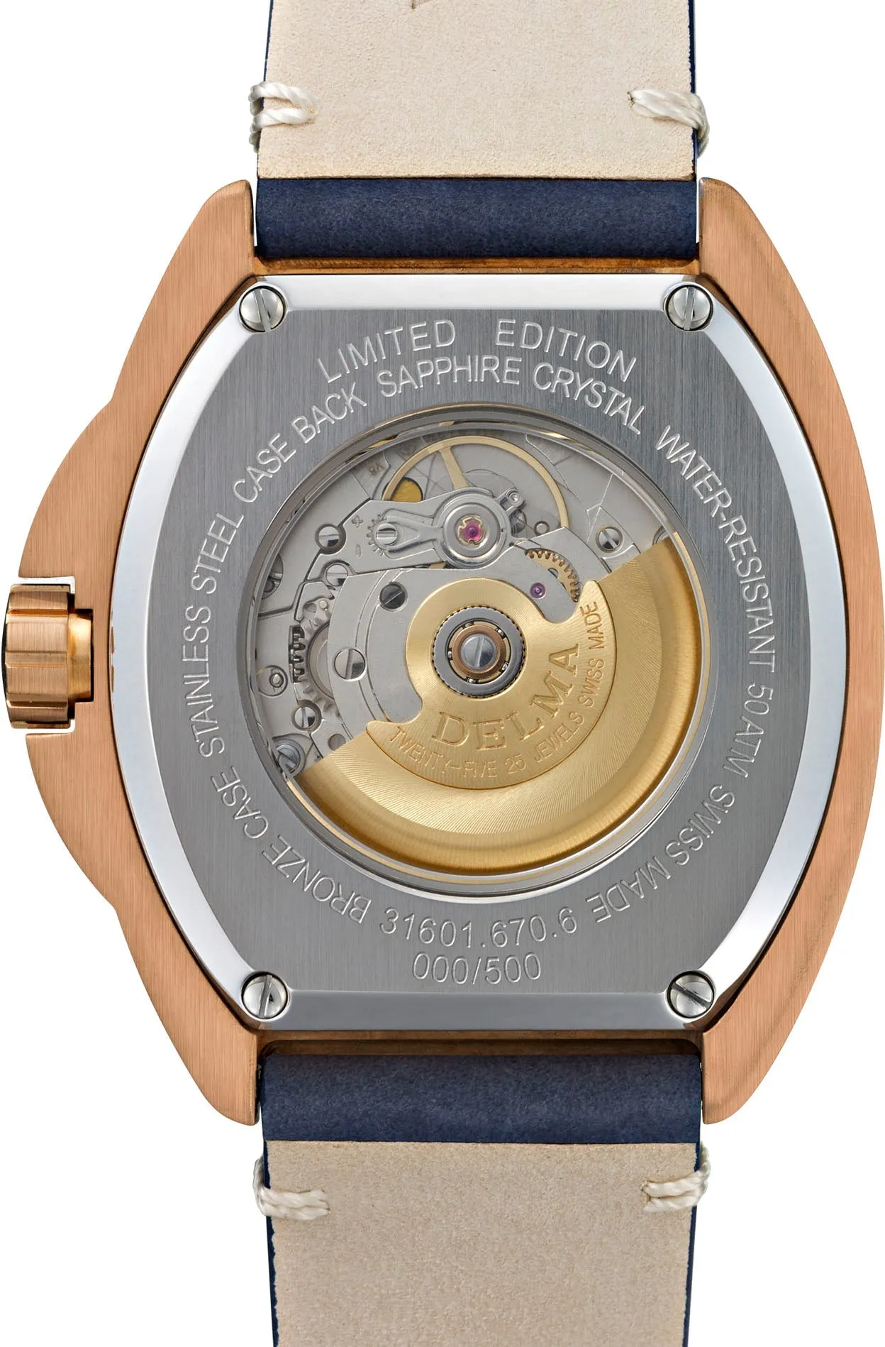 DEL Watch Shell Star Bronze AutoMTic Limited Edition