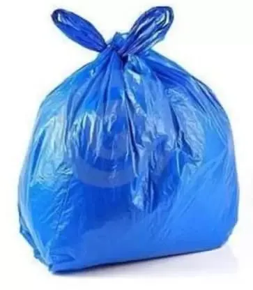 ECOPOLY Garbage Bags Large Jumbo Size Garbage Dustbin Bags for Packing Large 30 X 40 Inches Jumbo 75 L Garbage Bag (15Bag) For Packaging, dustbin, Biodegradable, blue