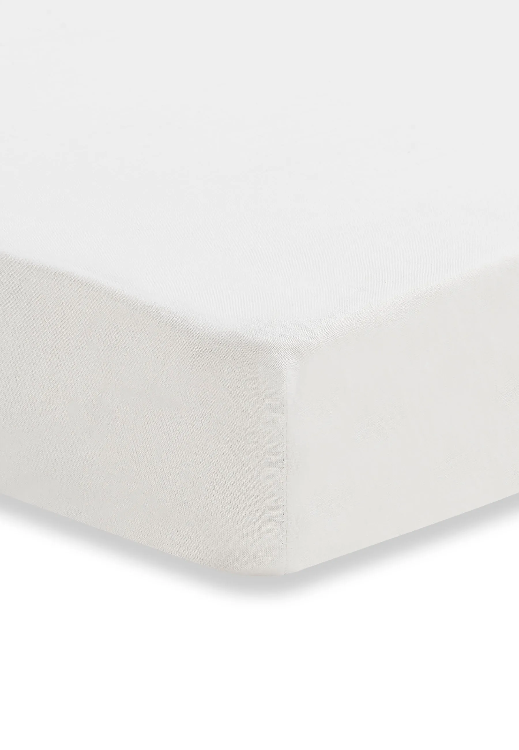 Fitted Sheet cotton 50x90cm - White