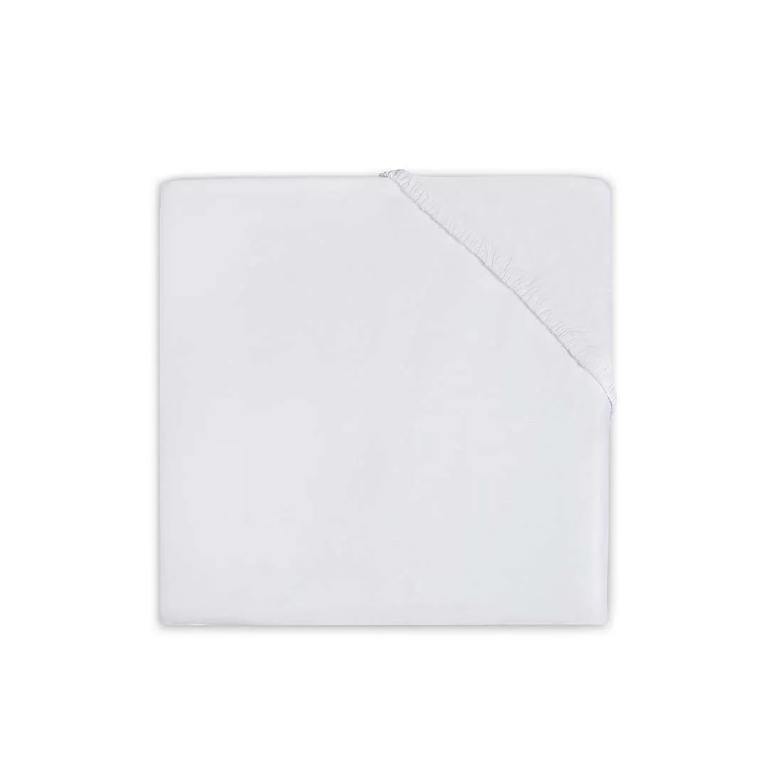 Fitted Sheet cotton 50x90cm - White