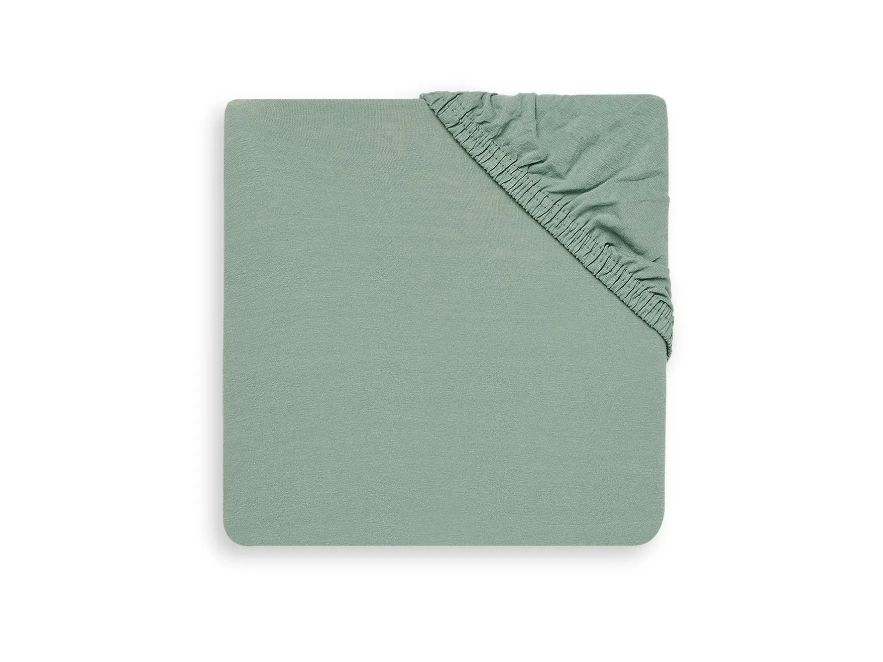 Fitted Sheet Jersey 60x120cm - Ash Green