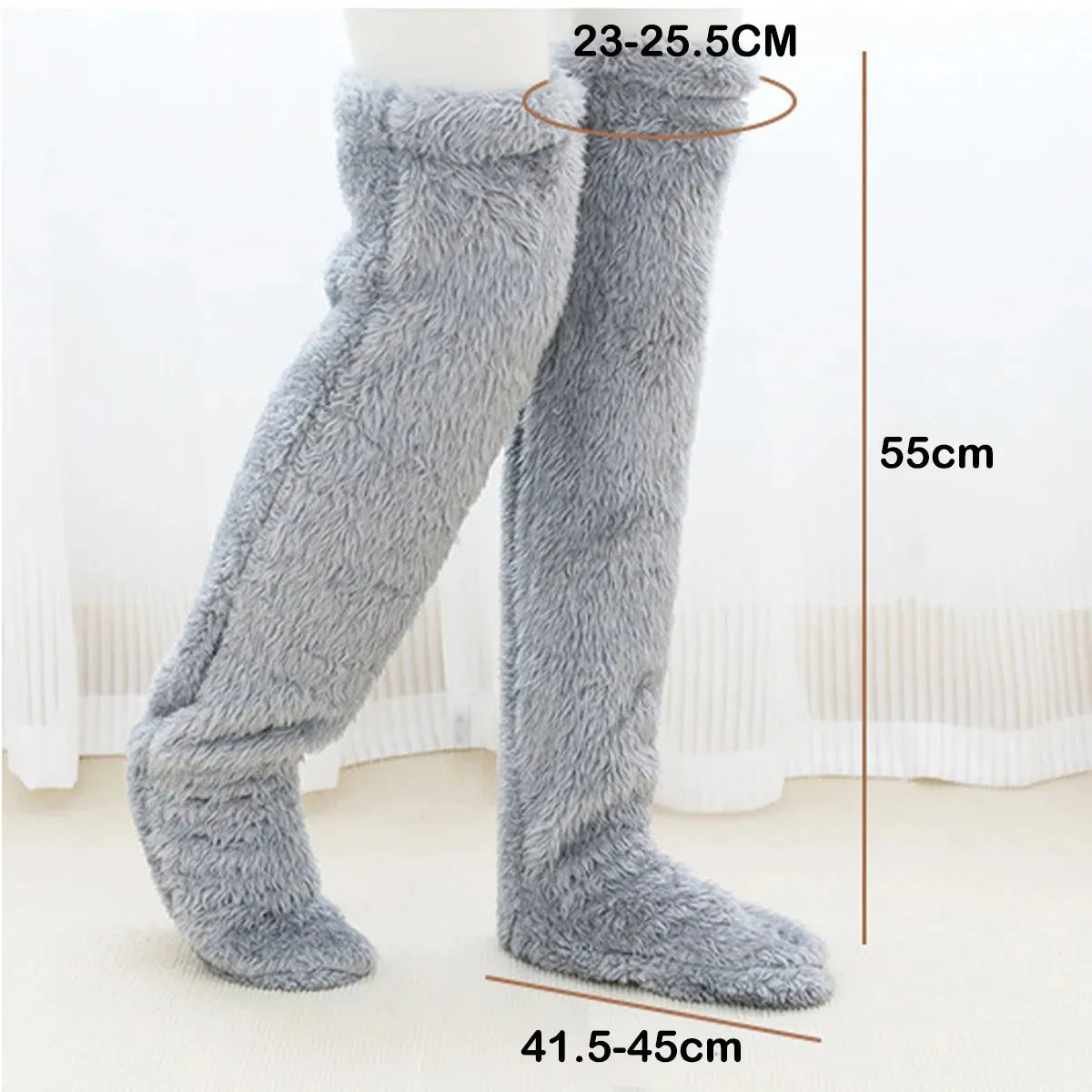 Fuzzy Leg Warmer Stocking