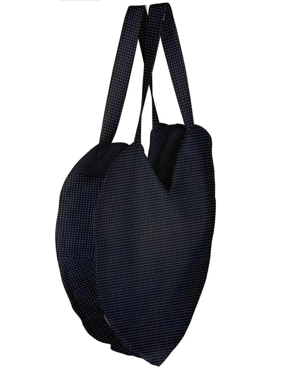 Giant Heart Shaped Tote Bag - Black