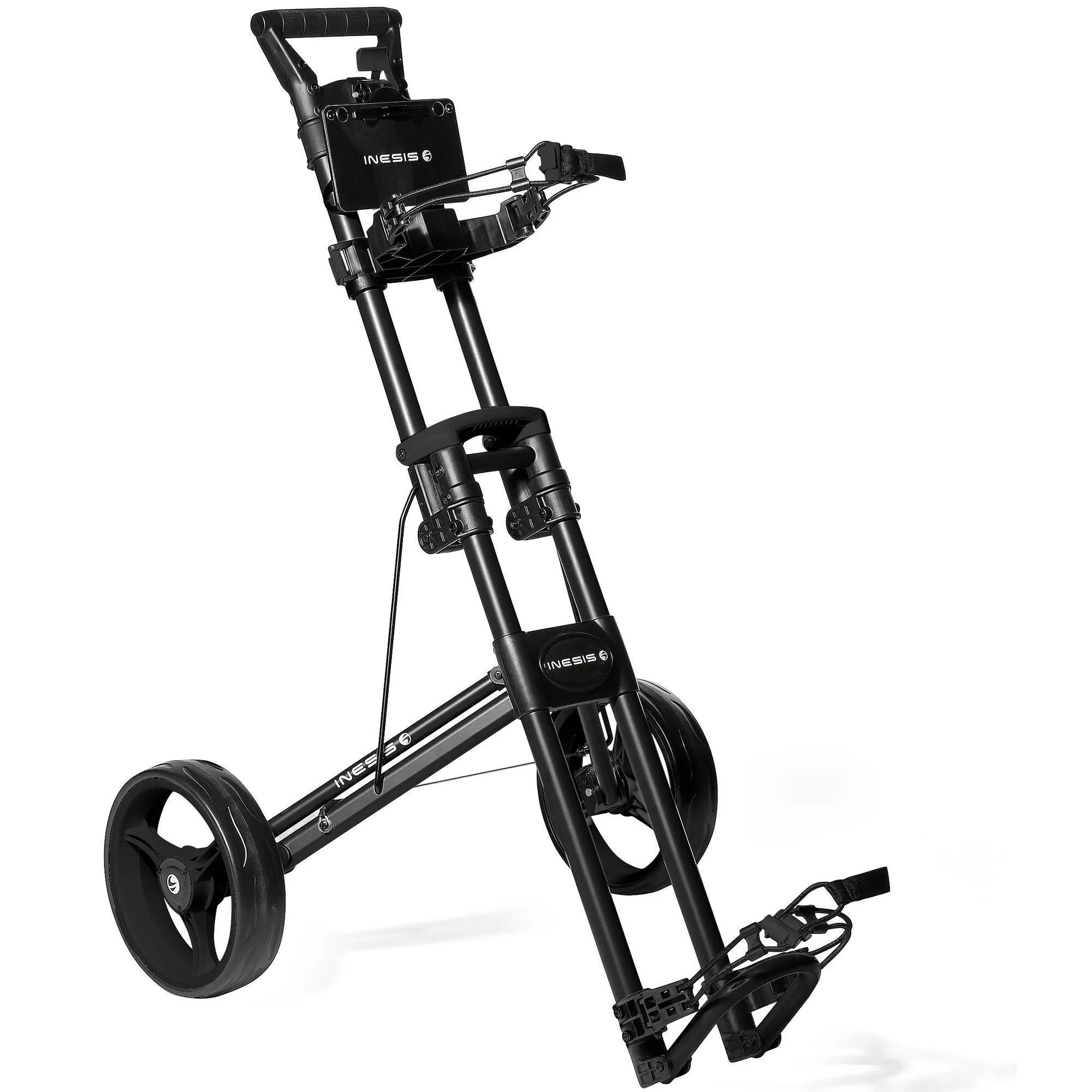 Golf cart Compact 2 wheels INESIS, black