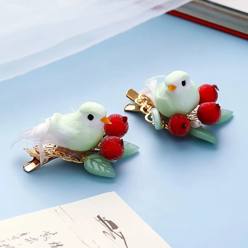 Hair Clip: Birds