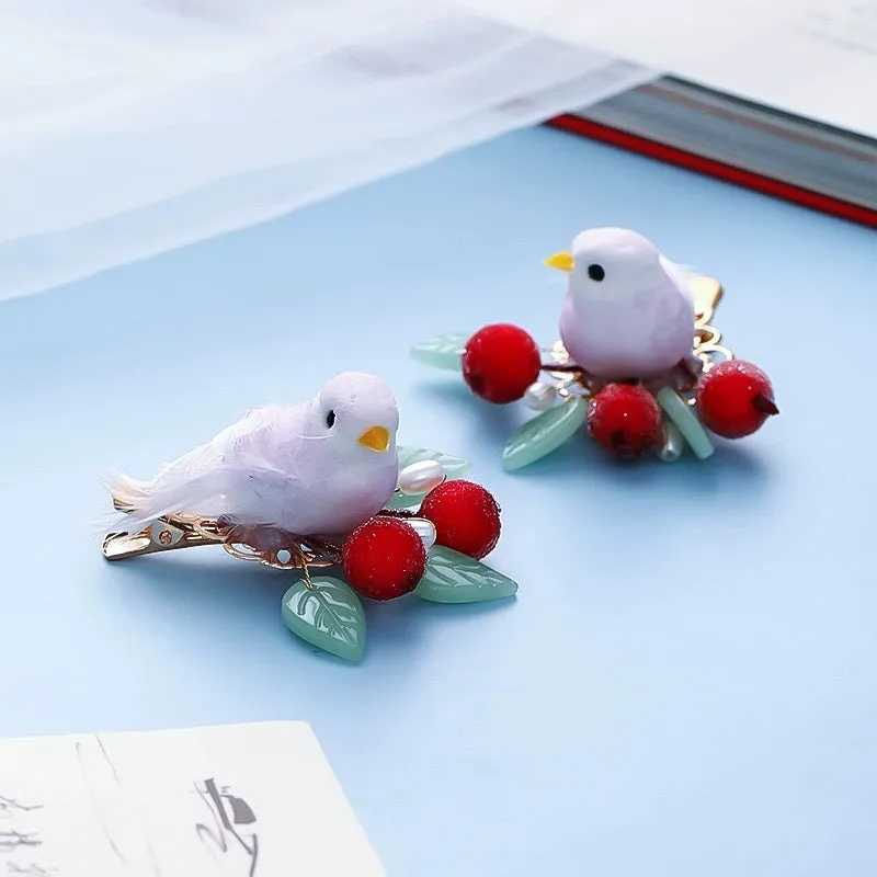 Hair Clip: Birds