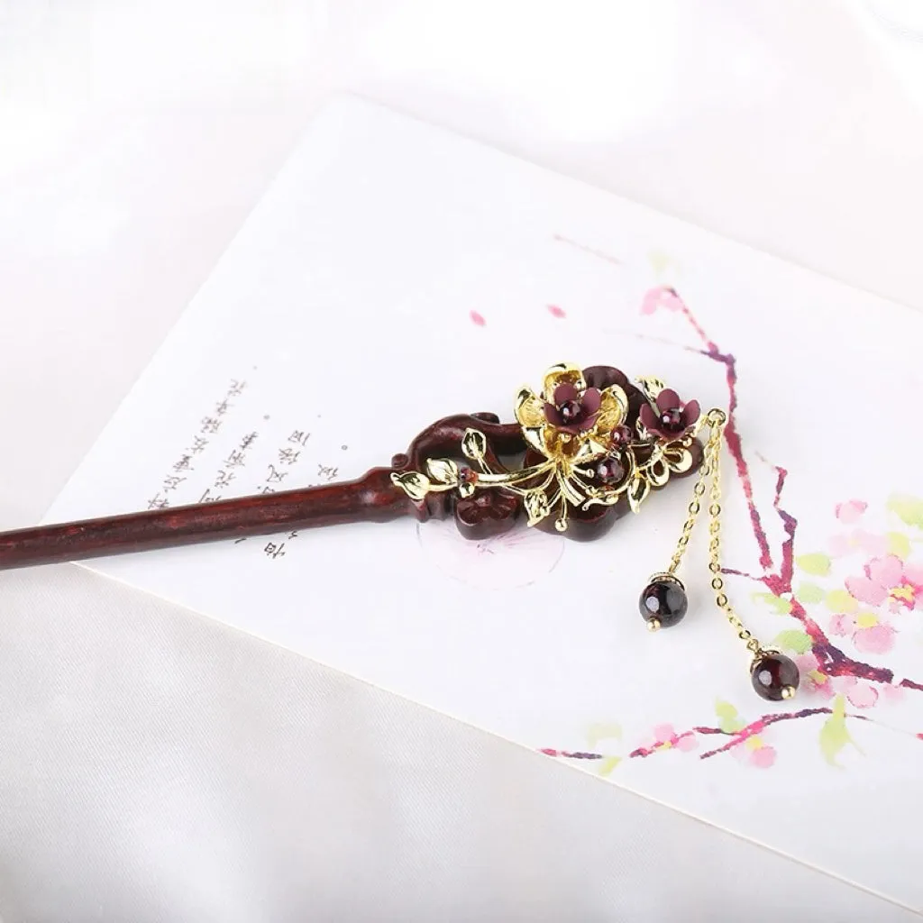 Hair Stick: Sandal Flower