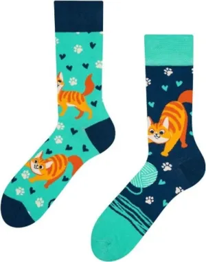 Happy Cat Regular Odd Socks