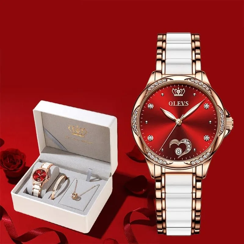 Heart Diamond Dress Watch