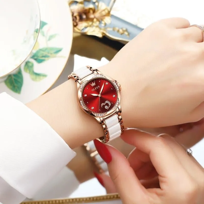 Heart Diamond Dress Watch