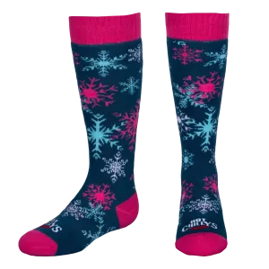 Hot Chilly's Mid Volume Ski Socks - Youth Girls