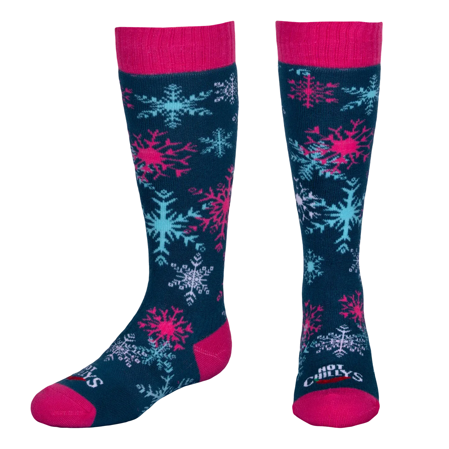 Hot Chilly's Mid Volume Ski Socks - Youth Girls