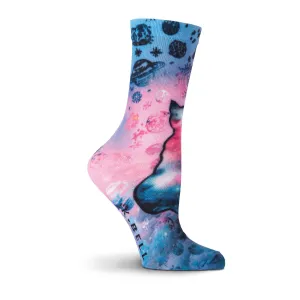 K Bell Space Cat Sock