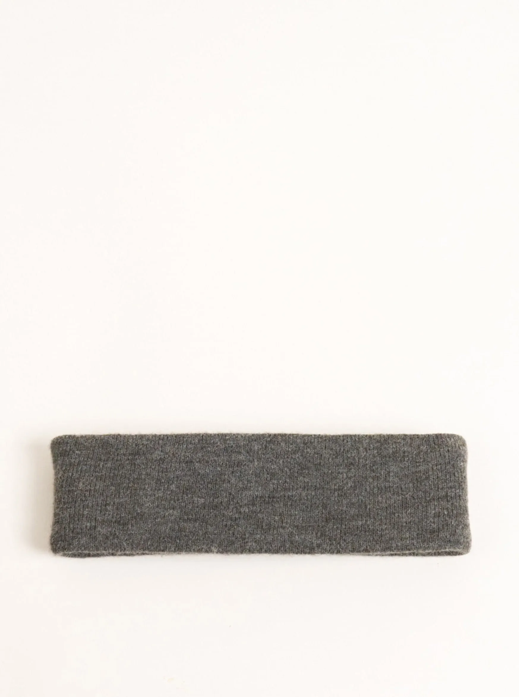 Knitted Headband in Grey