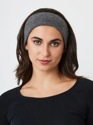 Knitted Headband in Grey