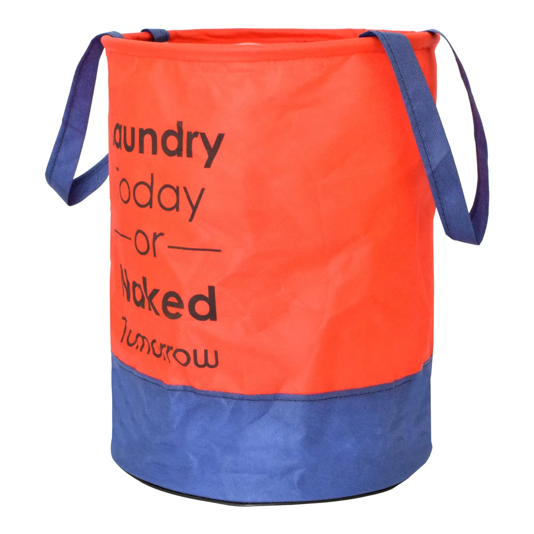 Kuber Industries Laundry Bag for Clothes, Toys With Handles, 45L (Red & Blue)-HS43KUBMART25869