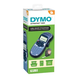 Label maker Dymo LetraTag LT-100H Blue (ABC) - (DY2174576)