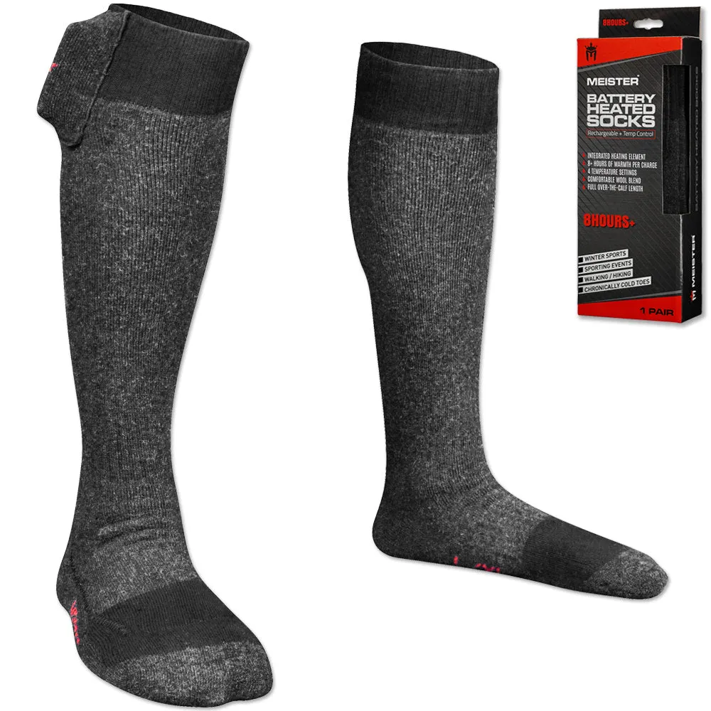 Meister Battery Heated Socks - 8  Hour Model w/ Temp Control