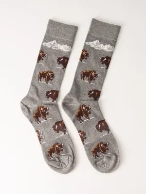 Men's Winter Bison Socks