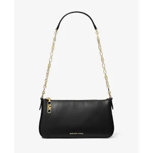 Michael Michael Kors Empire Medium Leather Pochette Bag, black