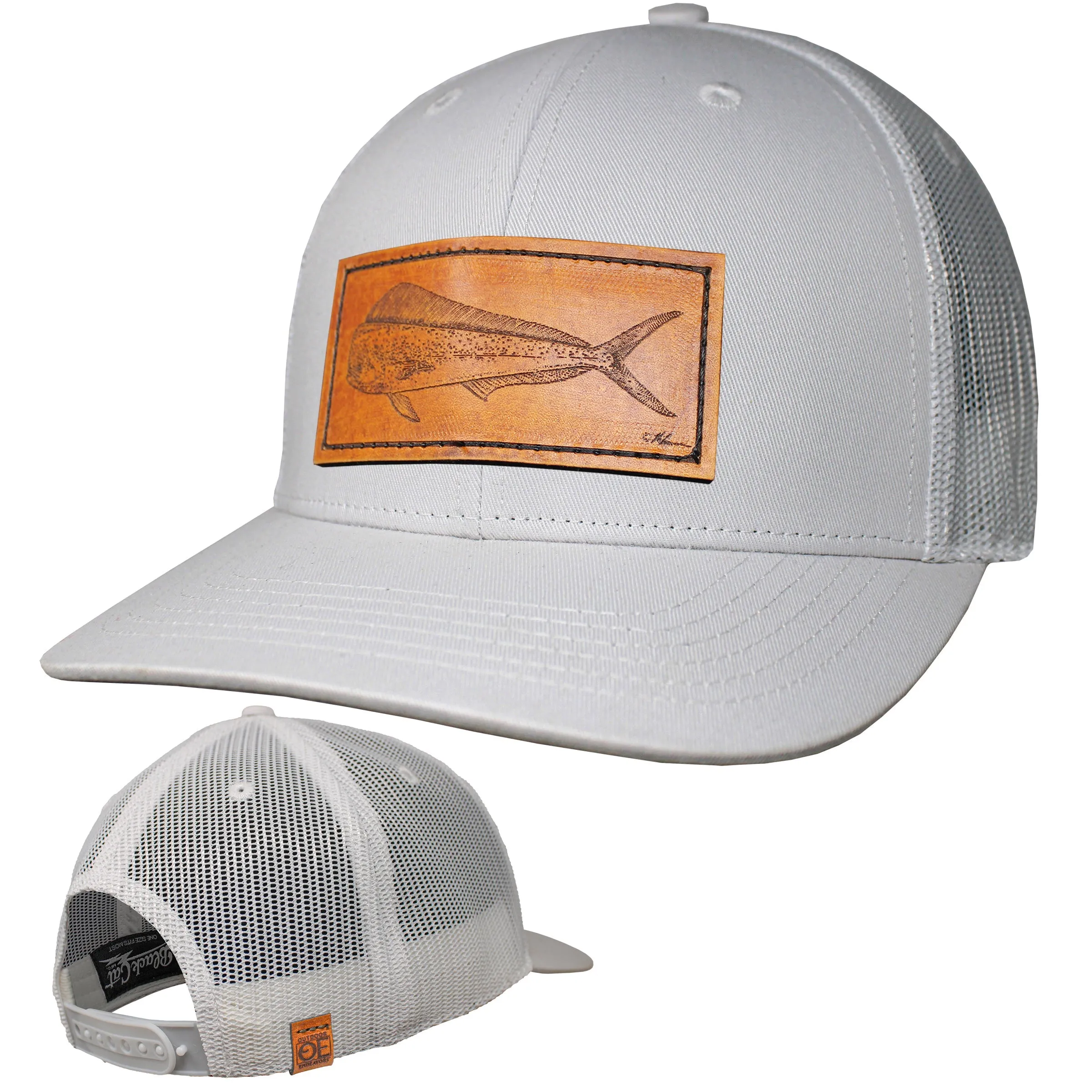 OE - Performance Trucker Hat - Mahi Leather Patch