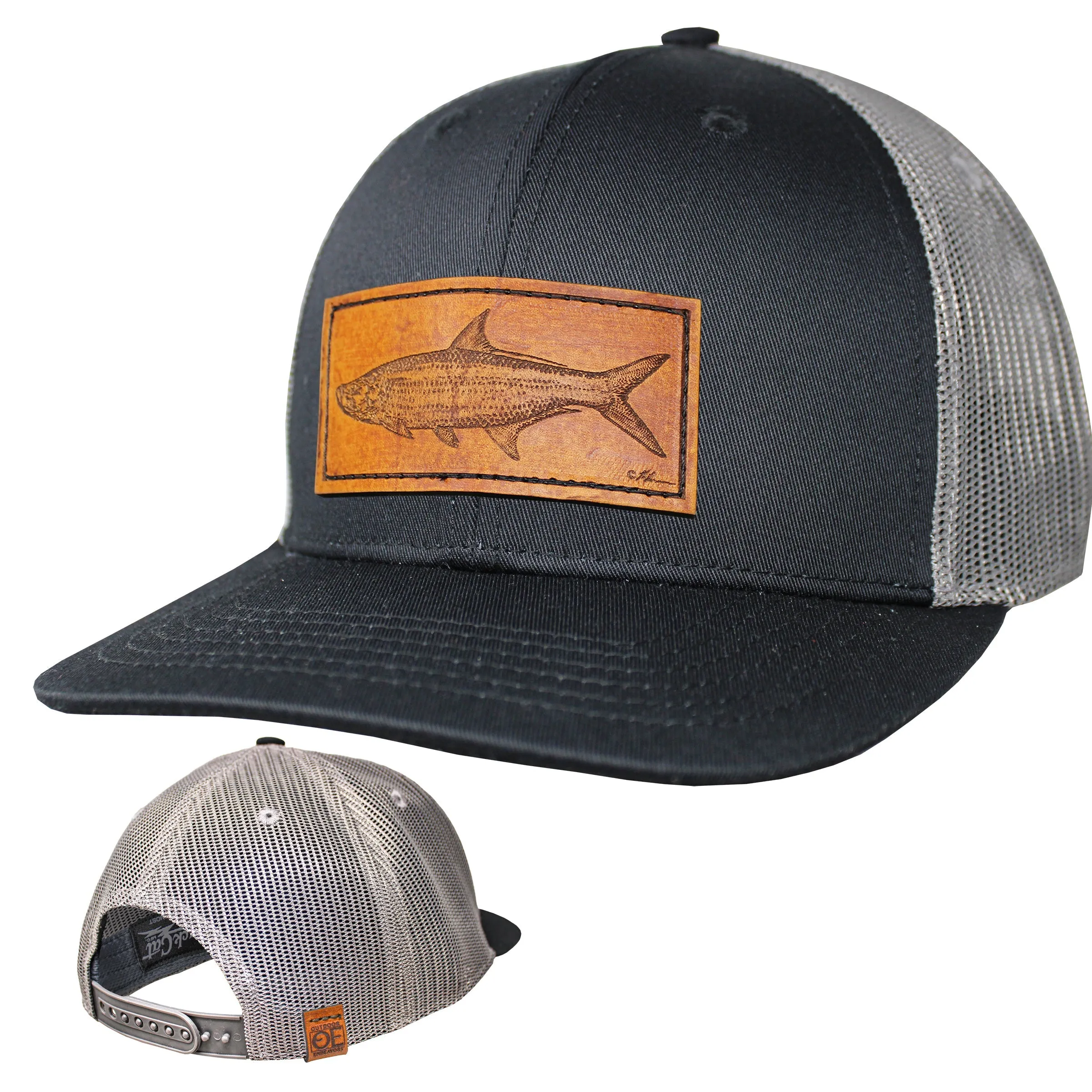 OE - Performance Trucker Hat - Tarpon Leather Patch