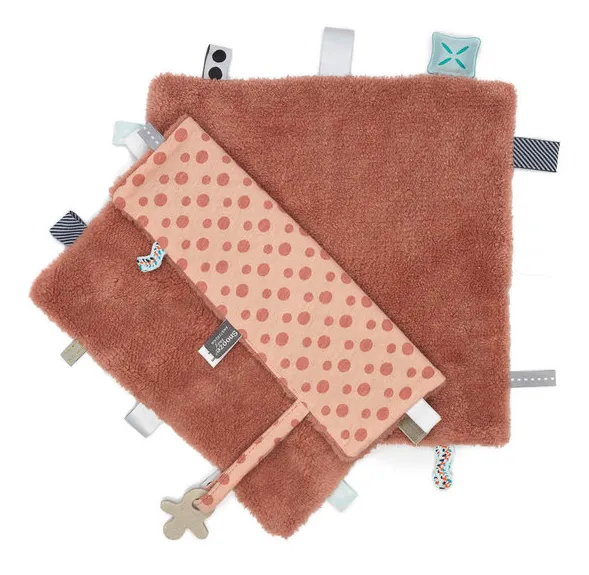 [Pack Of 2] Snoozebaby Sweet Dreaming Cuddle Cloth - Dusty Rose